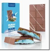 Carians Dubai Angel Hair Chocolate Bar