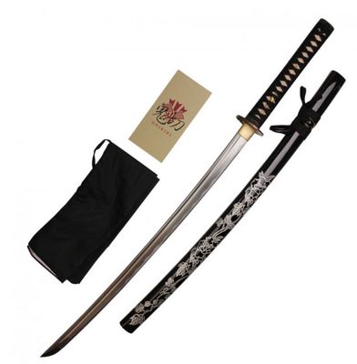 Sword: 1045 Steel Flower etch WD Scab HNDMD