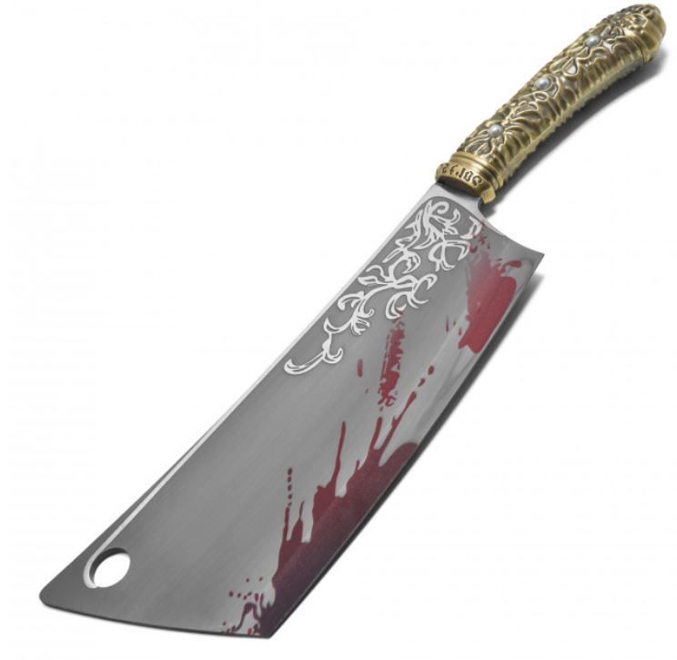 Cleaver: Alice Cleaver Blade BLD spatter 16"