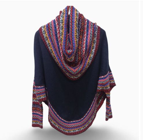 Alpaca Knitted Poncho