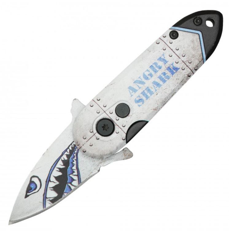 FLDR KNF: ATOMIC WHT Bomb Push Button 5&quot;