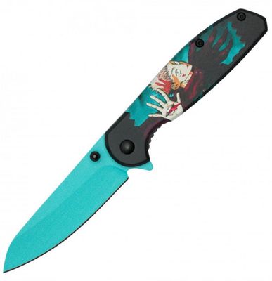 FLDR KNF: Hero Sorcerer HNDL BLU PRNT BLD