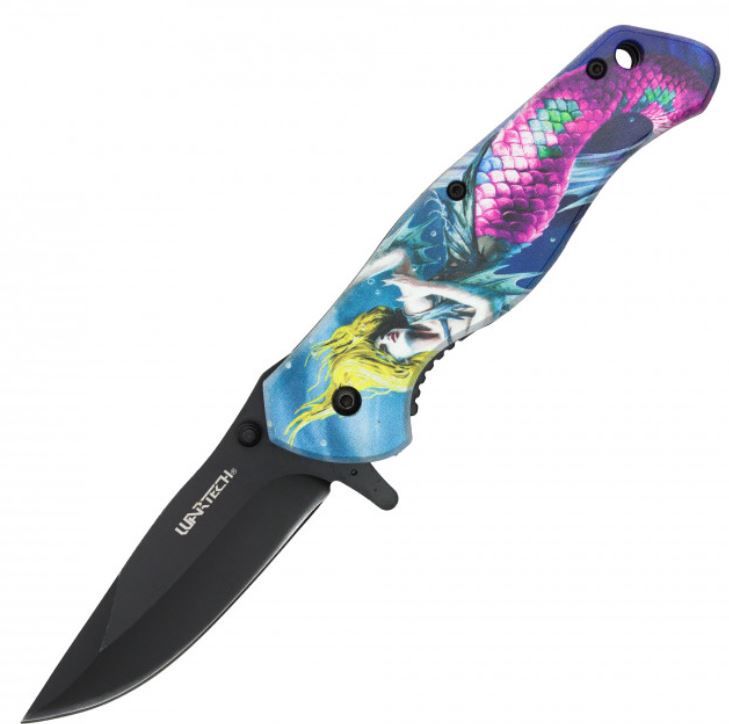 FLDR Wartech: Mermaid Print HNDL  Lanyard