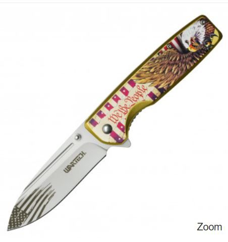 Knife: &quot;We The People&quot; PRNT HNDL Eagle 8&quot;