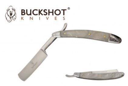 Razor Blade: Barber White Recsin MOP 10&quot;
