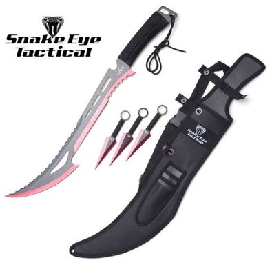 Ninja Sword w/ 6"Throwing knife set -SE