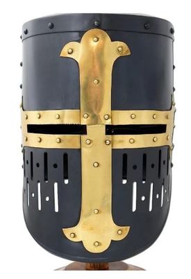 Helmet: Black Crusader Brass and GLD