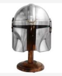Helmet: Mandalorian 18 gauge steel