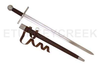 Norman  Sword 42" SLVR Wheel pommel HNDMD