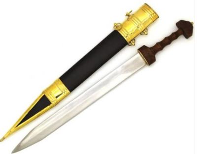 Sword: Roman Gladius BLK/GLD Sheath 31"
