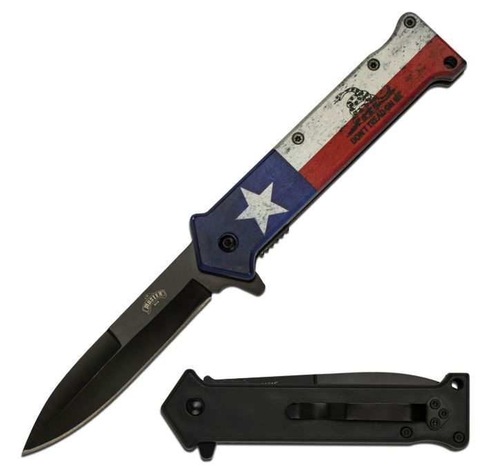Knife: Don't Tread On Me Handle BLK BLD
