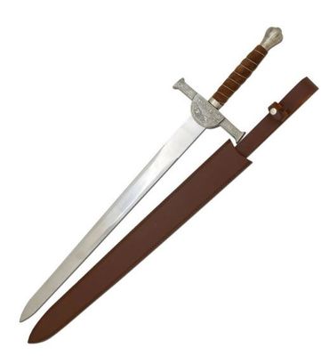 Broad sword: Scottish MacLeod Clan 40" HNDM