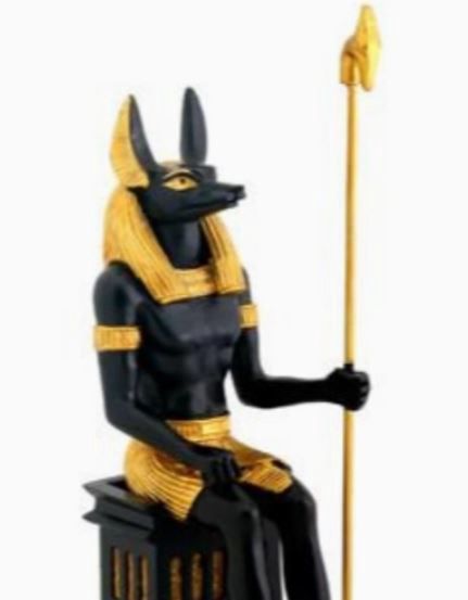 Egyptian Sitting Anubis Statute