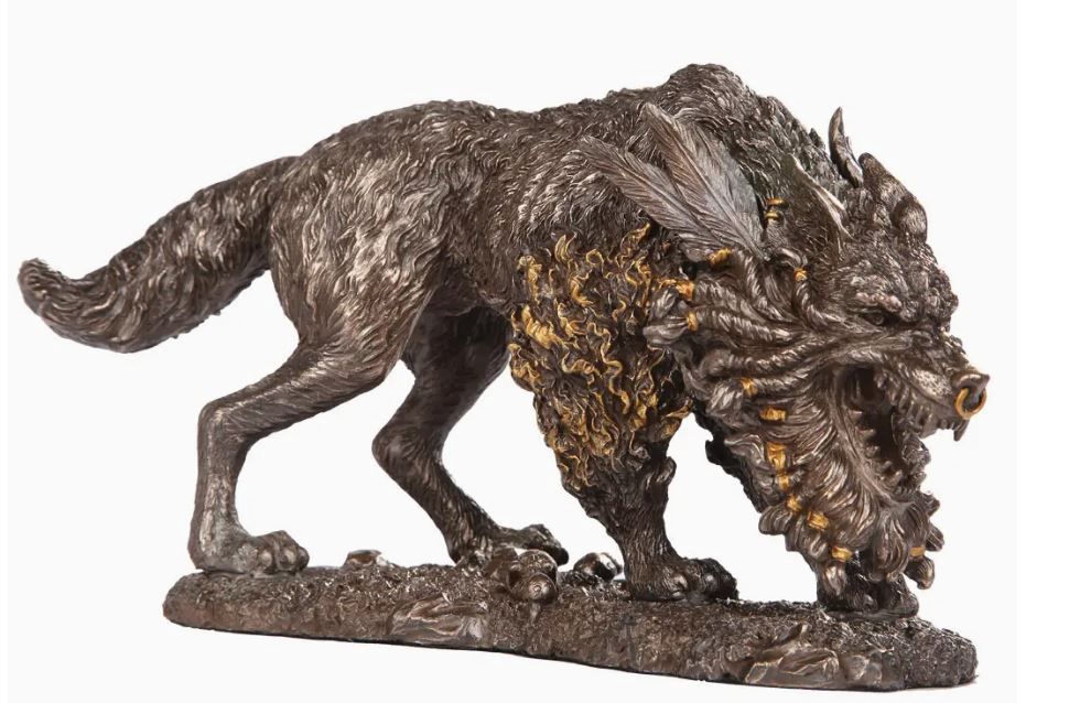 Norse Statue: Fenrir