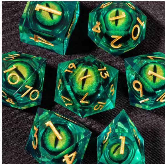 DND Dice: Liquid Core Asst