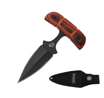 USMC FXD Push Dagger BLK BLD 6"