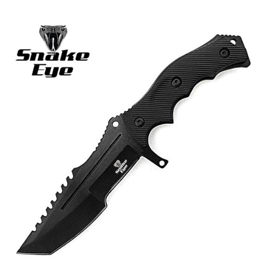 SE-Huntsman FXD BLD BLK Saw back Steel 9"