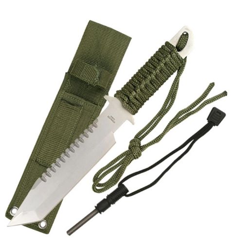 Survivor KNF:  Matte Reverse Serrat Tanto BLD 11"