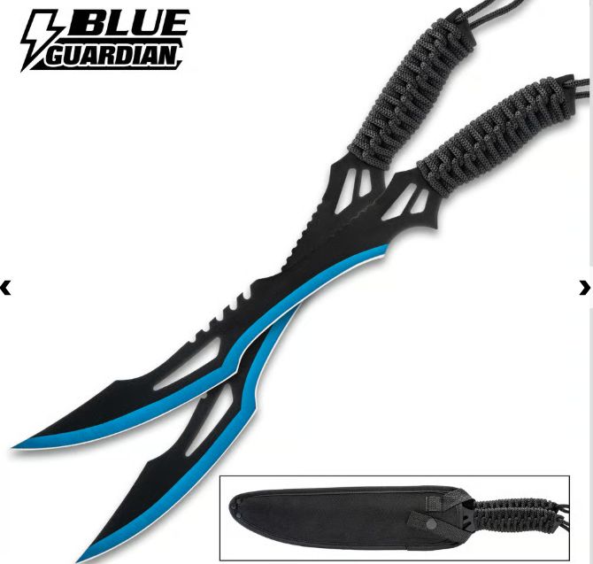 Machete: Blue Guardian Twin Blades 18"