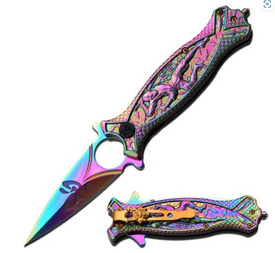 KNF: RNBW Tit BLD Ninja etch HNDL GB