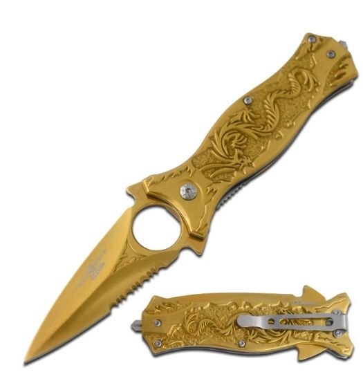 DF Knife: Finger Hole Blade/ Serr bld Ninja etc HNDl