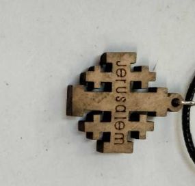 Necklace: Olive Wood Cross