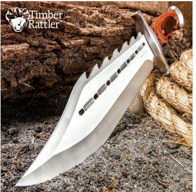 Bowie KNF: Timber Rattler Sinful Spiked 15"