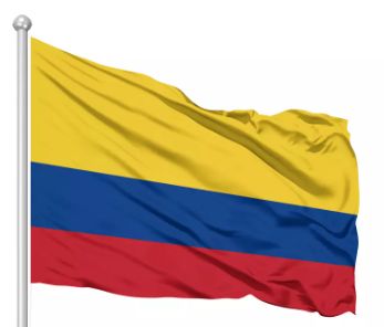 Car Flag: Colombia