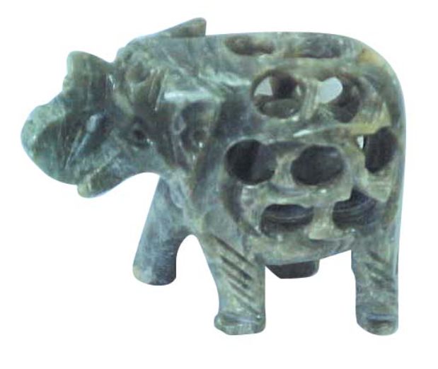 Elephant 2" Soapstone Undercut