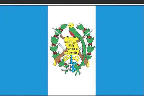 Car Flag: Guatemala