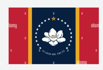 Car Flag: Mississippi