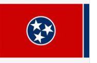 Car Flag: Tennessee