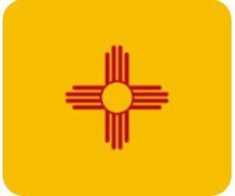 Car Flag: New Mexico
