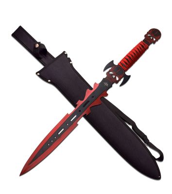 SHRT Sword:   BLK Skull Hilt 2T HNDL