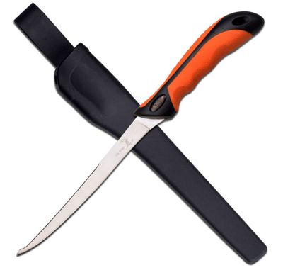 Fillet Knife 13" ORG&amp;BLK HNDL