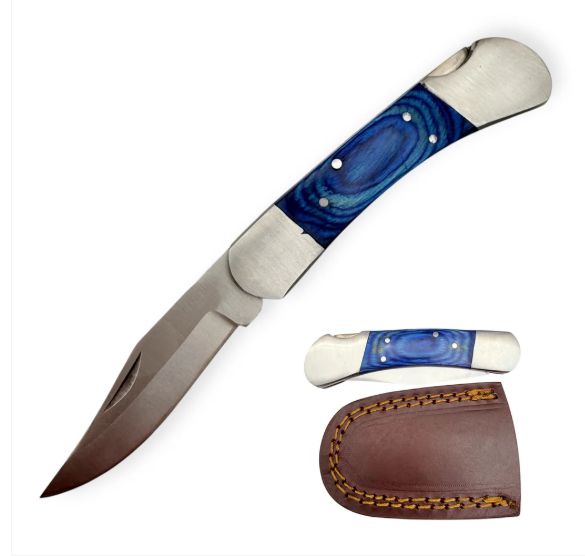 Red Deer FDL KNF Blu Wood HNDL SS BLD 7"