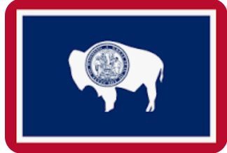 Car Flag: Wyoming