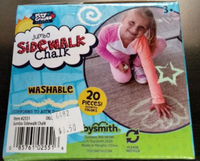Sidewalk CHALK washable