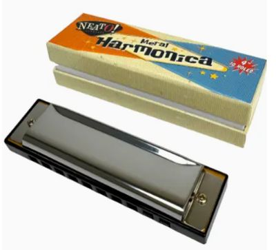 Metal Harmonica 4" 10 Holes