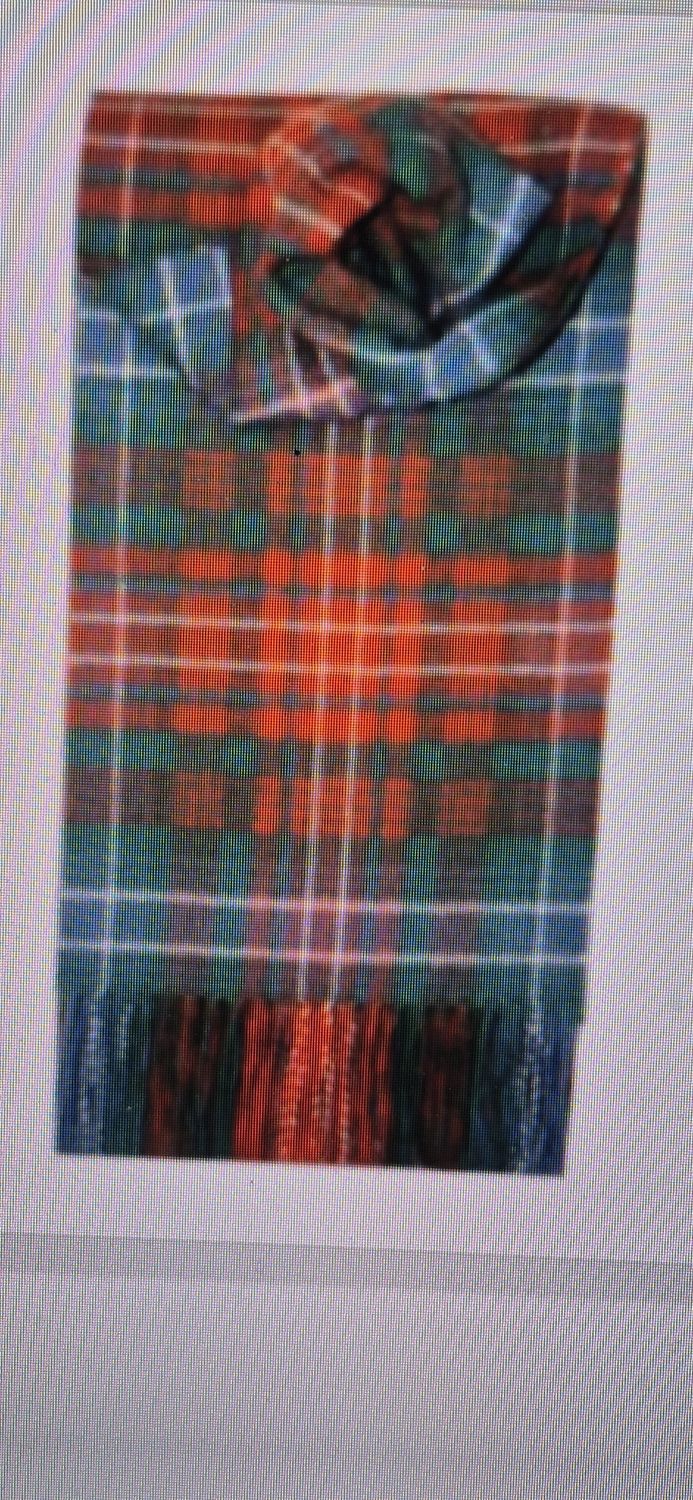 Wool Tartan Scarf:  Scotland