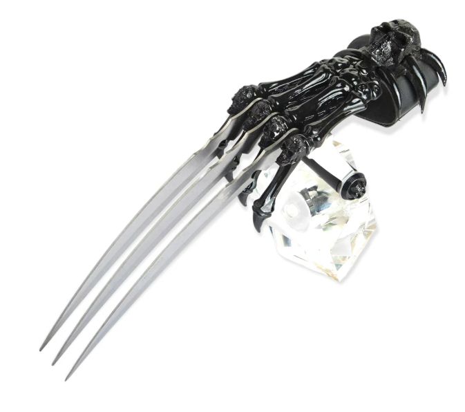 BLK Death SKULL CLAW 9" BLDS /wrist Strap