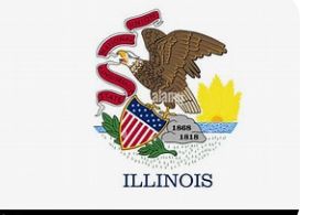 Car Flag : Illinois
