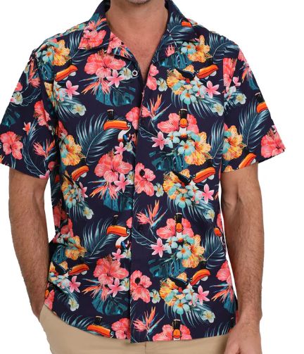 Guinness Toucan Hawaian Shirt
