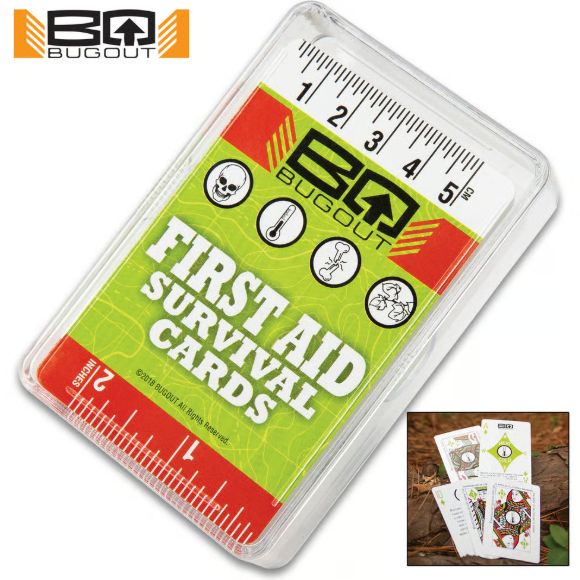 Bugout First Aid Playing Cards