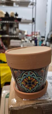 Planter: Meditteranean Pattern