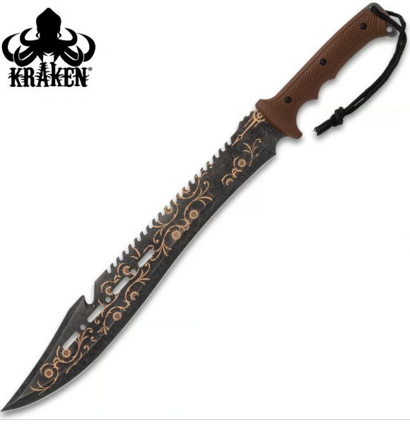 Machete: KRAKEN Steampunk Safari STNWSH 18"