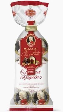 Mozart Kugel 5 PC Display  DK Chocolate truffle