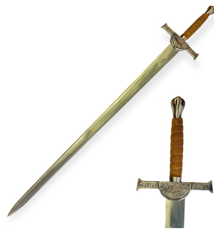 Broad sword: Scottish MacLeod Clan 40" HNDM