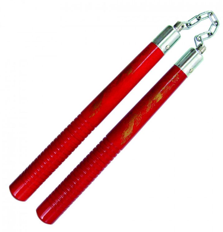 Nunchaku: Wood ball bearing studs