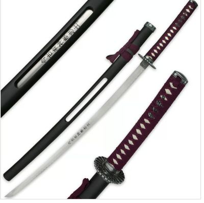 Katana: Purple Samurai Warrior open scabb
